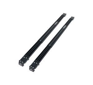 Barras de Techo Transversales Premium Black Ajustables 160cm 100kg Railing Elevado
