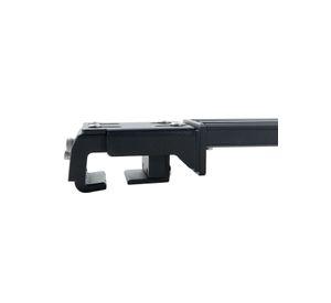 Barras de Techo Transversales Premium Black Ajustables 160cm 100kg Railing Elevado