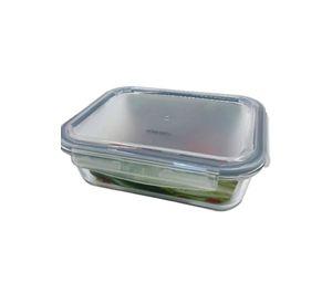 CONTENEDOR HERMETICO VIDRIO RECTANGULAR 1.5 LT