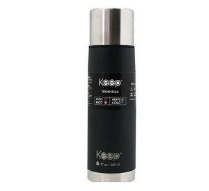TERMO BALA 0.5L RUBBER KEEP negro