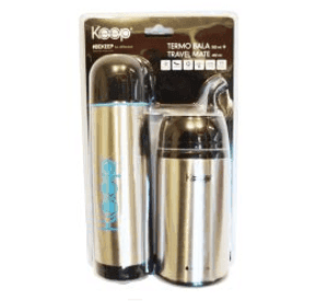 SET TERMO MATE + TERMO BALA KEEP negro