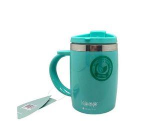 MUG TERMO COLORES 400ML KEEP celeste
