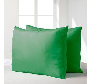 Set 2 almohadas premium Eco colores 50x70 verde