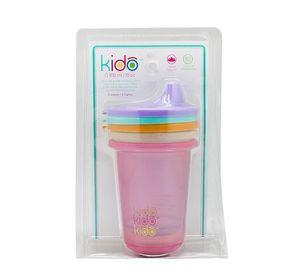 SET 3 REUSABLE CUPS KEEP KIDO