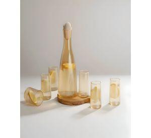SET DE 7 PIEZAS DE CRISTALERÍA DE LUJO