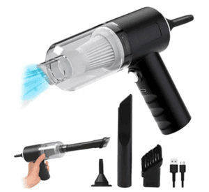 Aspiradora Portátil Sopladora 3 En 1 Inalámbrica Usb Negro