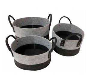 Canastos set de 3 grises