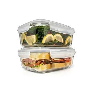 Taper Tupper Contenedor Hermético Vidrio 1500 Ml 1.5l Norplat