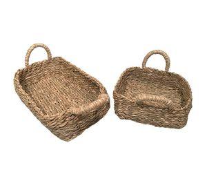 Cestas de seagrass set de 2