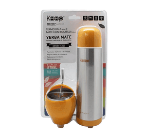 SET MATE + TERMO BALA KEEP amarillo