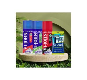 Pack 3 Espumas de Afeitar 400 gr + Maquina Desechable 5 Uds