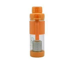 BOTELLA VIDRIO CON INFUSOR KEEP amarillo