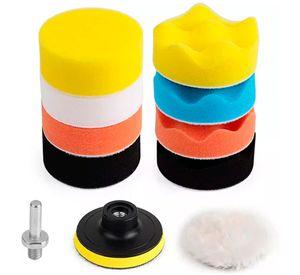 Kit De 11 Piezas Esponjas Pulir Almohadillas Para Auto