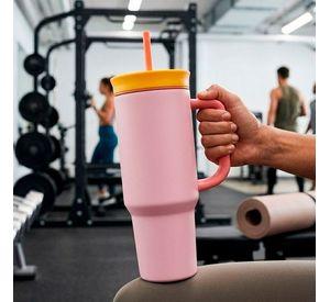 Termo De Gimnasio Vaso Termico 1 2lt Inoxidable Antiderrame