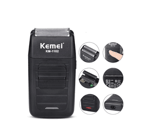 Maquina afeitadora Kemei KM 1102 negra