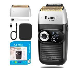 Máquina Afeitadora Shaver Kemei Km-2026 Inalámbrica Usb