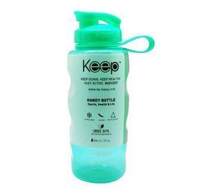 BOTELLA COLORES 800ML KEEP celeste