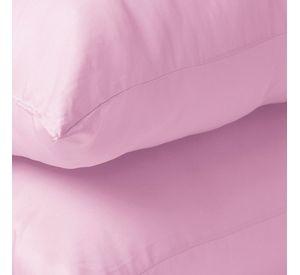 set 2 almohadas microfibra 50 x 70 eco rosado