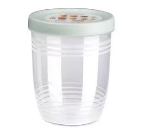 Contenedor Plastico Con Tapa 1 Litro