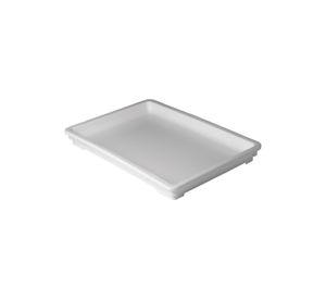 TAPA RECTANGULAR BLANCA PARA MASAS 65X45CM WINCO
