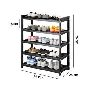 Zapatero 5 Niveles Mueble Organizador Almacenamiento Ropa