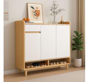 Zapatero Bicolor Elegance 3 Puertas Organizador Estante 101
