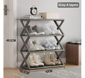 Zapatero Organizador De Zapatos Plegable 4 Pisos Dormitorio