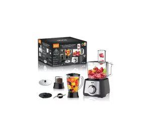 Procesador de alimentos multifuncional 7 en 1 R-305, 600w, color negro