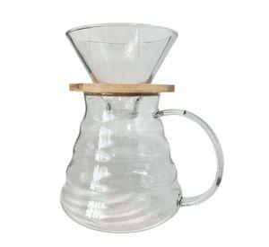Jarra Decantadora Con Dripper Goteo Jarra Cafetera Vidrio