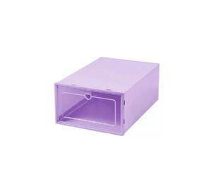 10 piezas zapateras organizadoras púrpuras