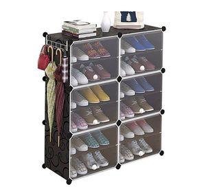 Vitrina Zapatero Con Repisas Multiuso Estante Organizador