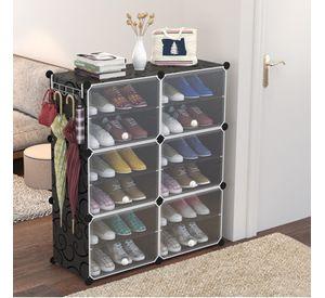 Vitrina Zapatero Con Repisas Multiuso Estante Organizador