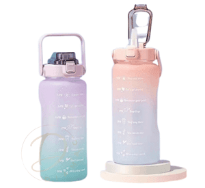 Botella De Agua Motivacional 2000ml Botella 2 Litros