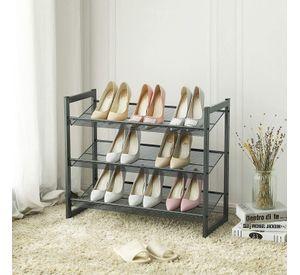 Zapatero / Estante Ajustable de 3 Niveles.