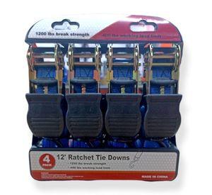 4 Eslinga Rachet Tie Downs