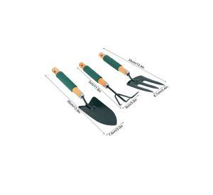 Set Jardinería Huerto 3 Piezas Metal Madera