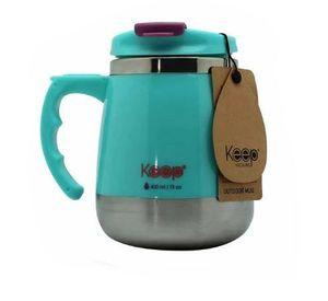 MUG TERMO OUTDOOR 400ML KEEP turquesa