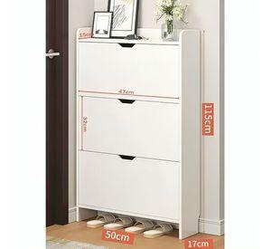 Organizador Mueble Zapatero Cajonera Para Zapatos 3 Niveles