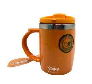 MUG TERMO COLORES 400ML KEEP naranja