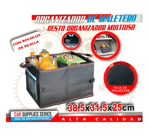 Caja Organizadora Plegable Para Maleta Auto 2compartimi #768