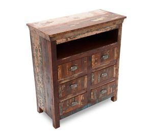 Rack Mangalore hecho de madera reciclada