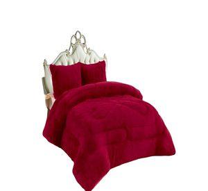 COBERTOR PELUDOS PREMIUM 2 PLAZAS 230CM X 250CM COLOR BURDEO