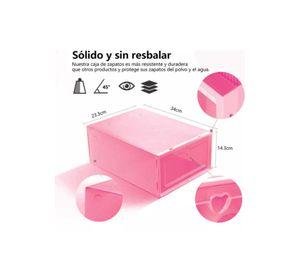 10 piezas zapateras organizadoras rosadas