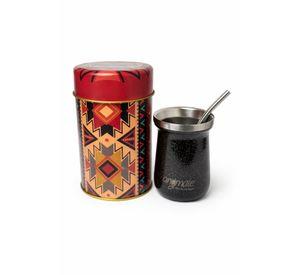 Pack Mate Mate Con Bombilla Dispensador De Yerba Burdeo
