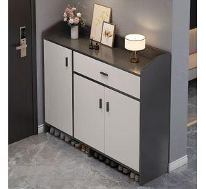 Zapatero Blackey 3 Puertas Organizador Estante + Cajón 90cm