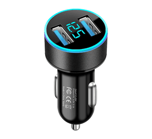 Cargador Adaptador Automovil Usb Doble Entrada 12-24v 3.1a