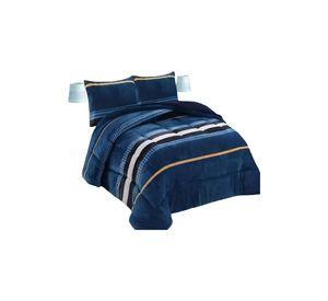 COBERTOR CON CHIPORRO 2 PLAZAS 230X250CM AZUL M B11