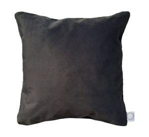 COJIN DECORATIVO DISEÑO SUAVE NEGRO 45X45 RELLENO