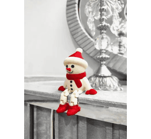 Muñeco de nieve articulado Decoración Navidad