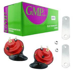 BOCINA PARA AUTO ROJA CARACOL GMP SIN RELAY EL PAR